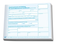 Quittung für Aushilfs-Lohn