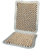 Holzkugel Sitzauflage beige