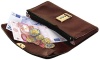 Geldtasche weinrot